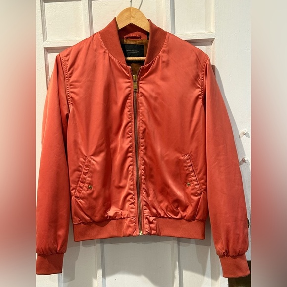 Scotch & Soda Jackets & Blazers - Scotch & Soda Brown Satin Jacket